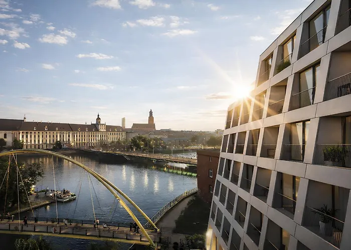 Z Jacuzzi I Widokiem Na Odre - Boulevard Drobnera 3* Breslau